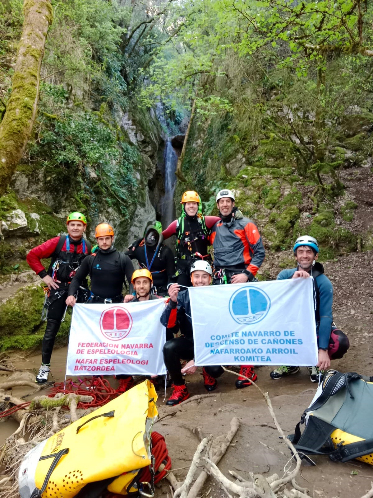 Desarrollado el Curso de Técnicas Avanzadas de Descenso de Cañones